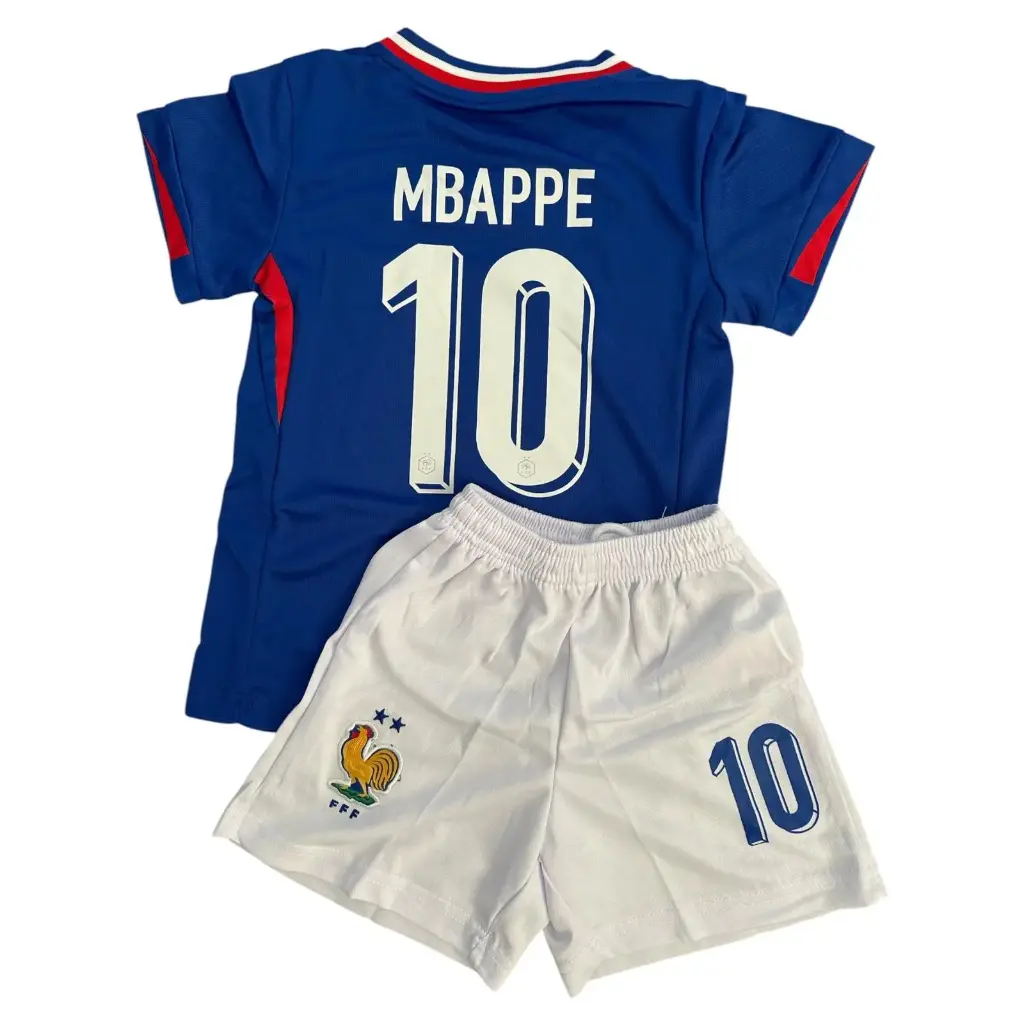 MAILLOT FOOT FRANCE ENFANT MBAPPE DU 4 AU 14 ANS