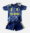 MAILLOT SHORT FOOT real Madrid ENFANT Vini jr DU 4 AU 14 ANS