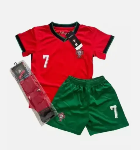 ENSEMBLE FOOT PORTUGAL ENFANT RONALDO DU 4 AU 14 ANS top