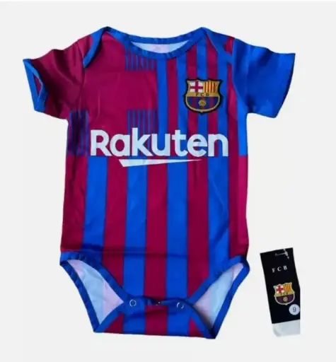 MAILLOT FOOT BODY BEBE BARCA BARCELONE TOPDU 3 AU 18 MOIS