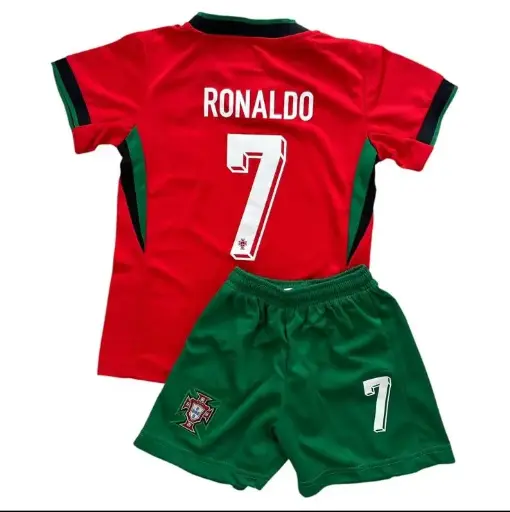 ENSEMBLE FOOT PORTUGAL ENFANT RONALDO DU 4 AU 14 ANS