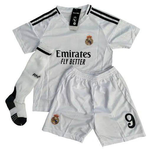 MAILLOT SHORT CHAUSSETTE FOOT MBAPPE EMIRATES  ENFANT DU 4 AU 14 ANSMIRATES  ENFANT DU 4 AU 14 ANS